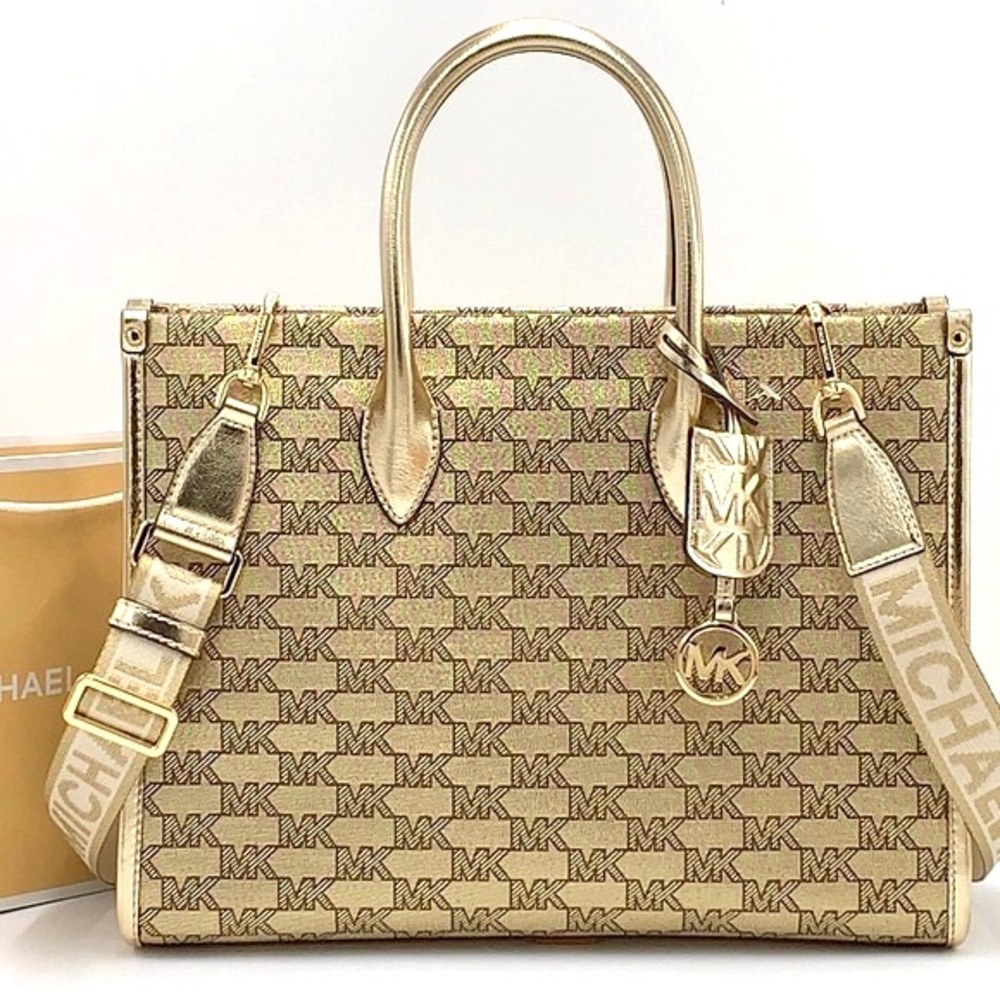 Michael Kors Medium Mirella EW Tote Bag Crossbody Shoulder Handbag NWT